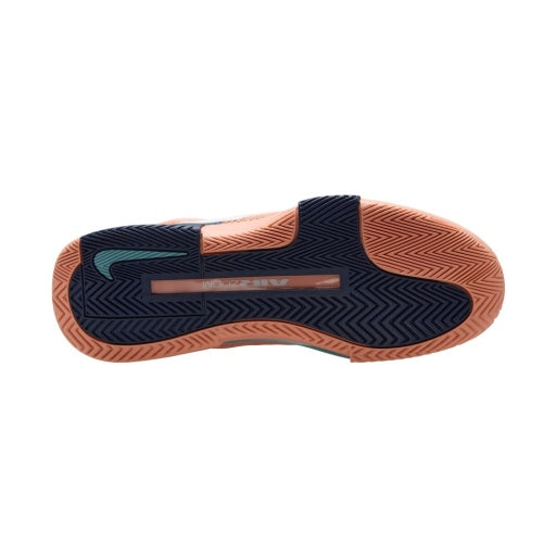 Nike Zoom GP Challenge 1 Men's Hard Court Tennis Shoes in Apricot Agate/White-Obsidian-Denim Turq