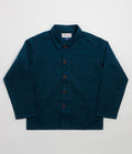 Uskees 3001 Buttoned Overshirt - Maya Blue