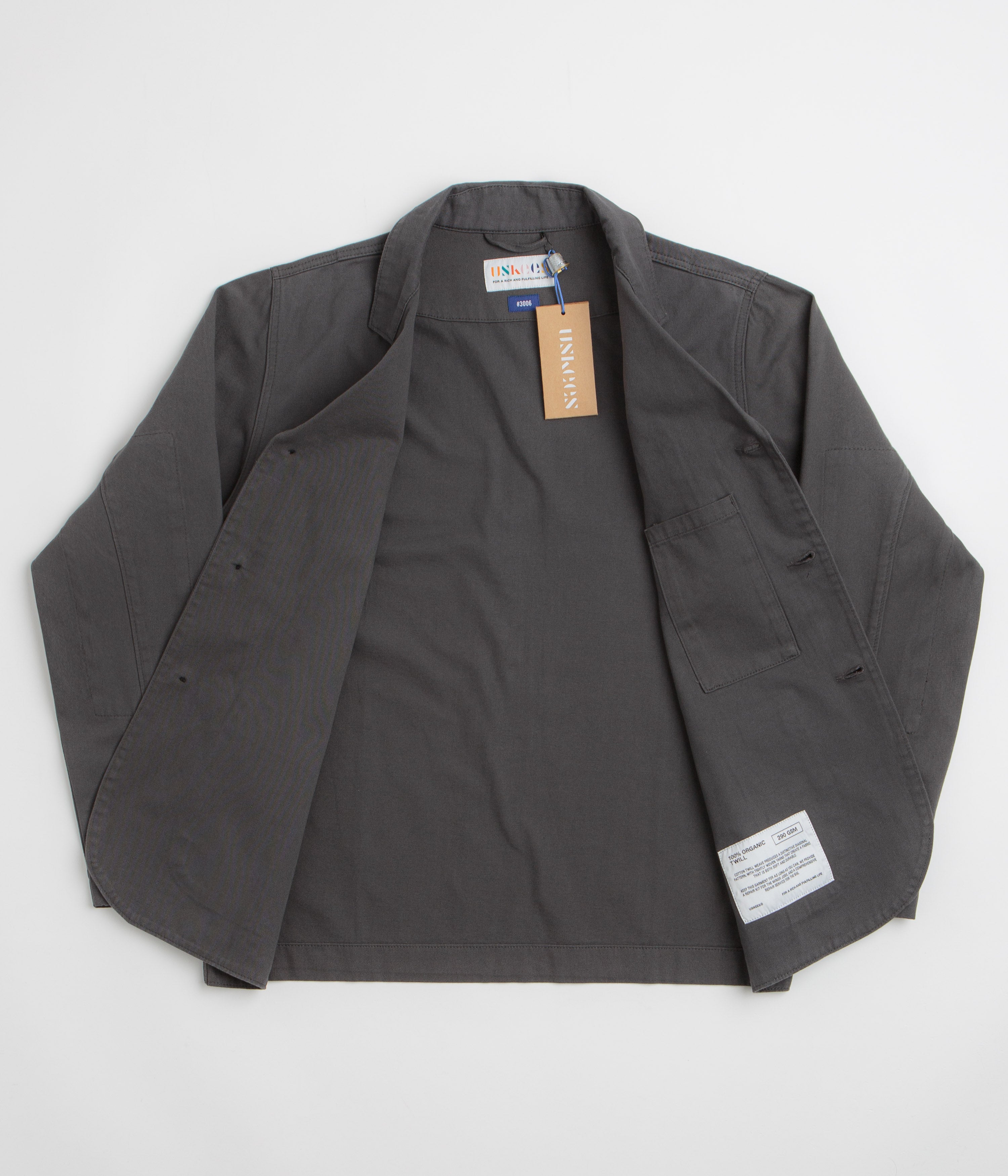 Uskees 3006 Twill Blazer - Charcoal