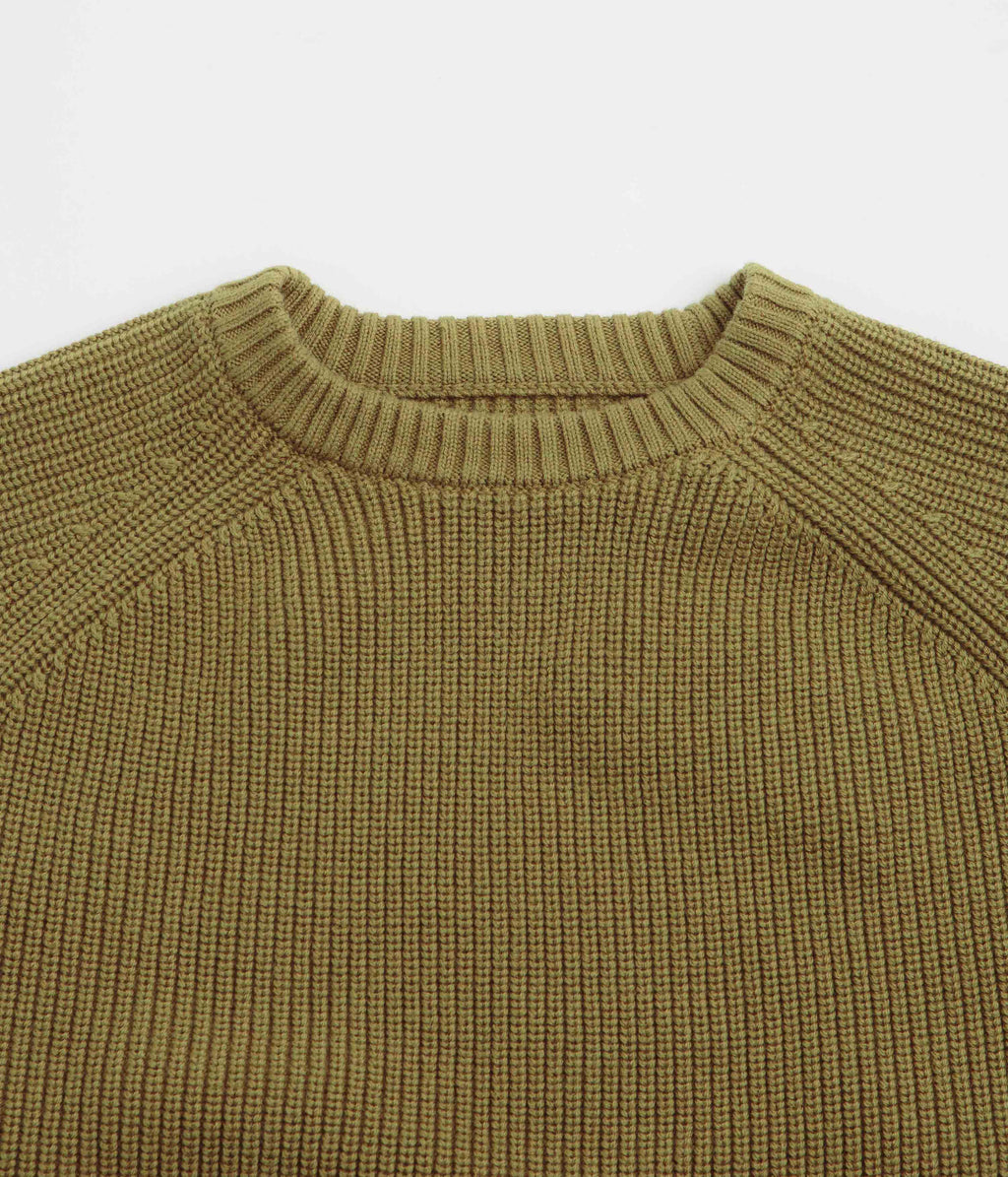 Uskees 7013 Knit Crewneck Sweatshirt - Woodland Green