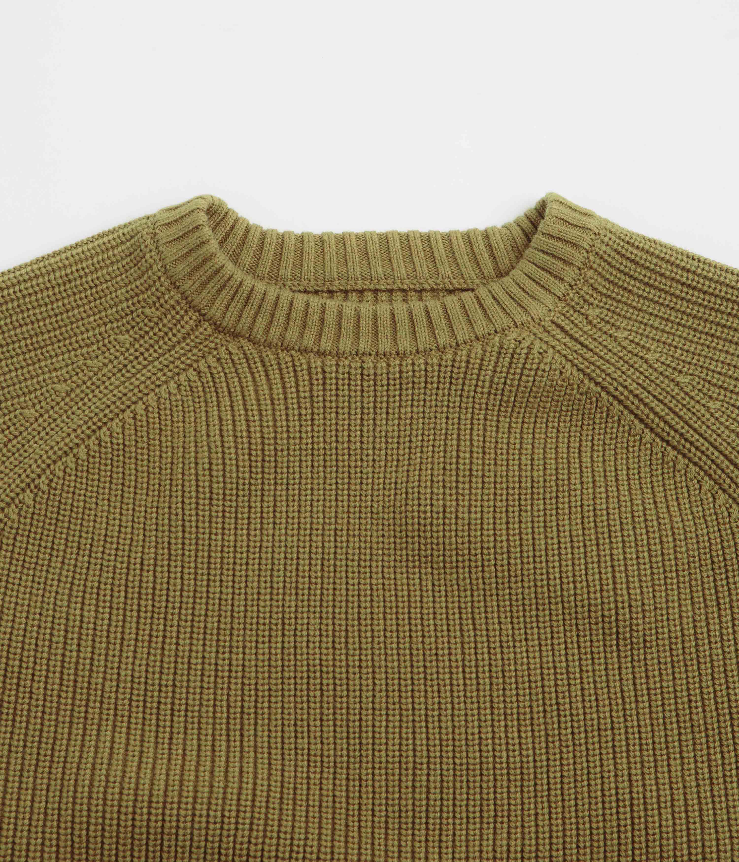 Uskees 7013 Knit Crewneck Sweatshirt - Woodland Green