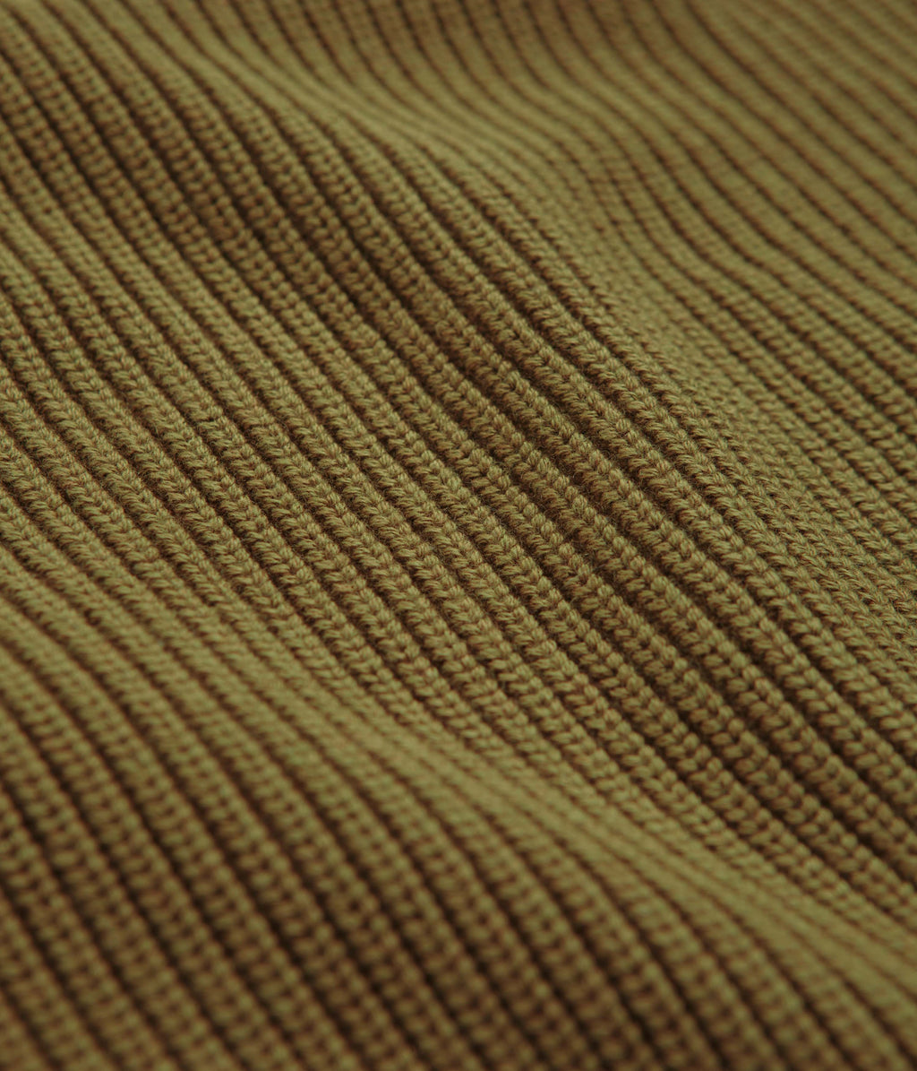Uskees 7013 Knit Crewneck Sweatshirt - Woodland Green