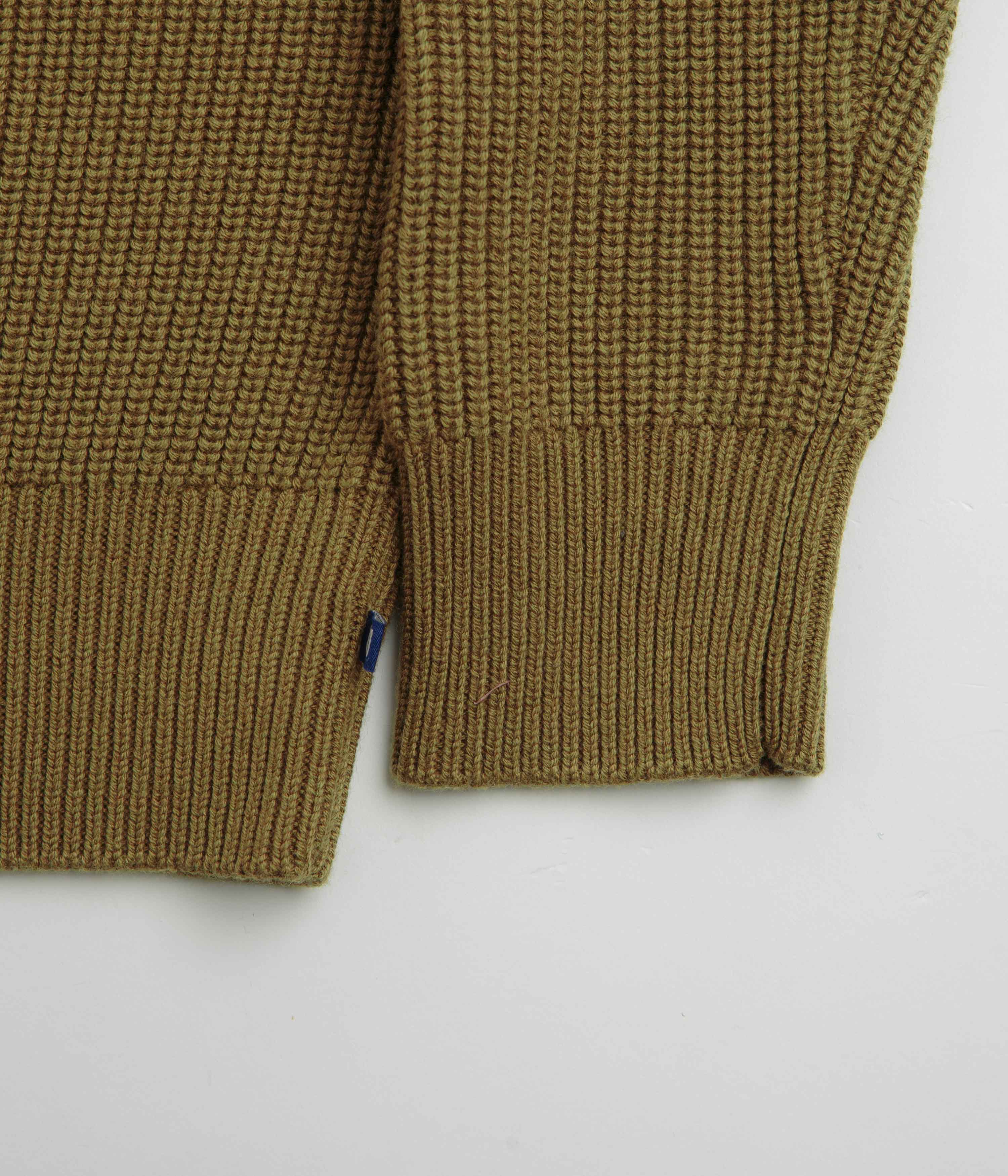 Uskees 7013 Knit Crewneck Sweatshirt - Woodland Green