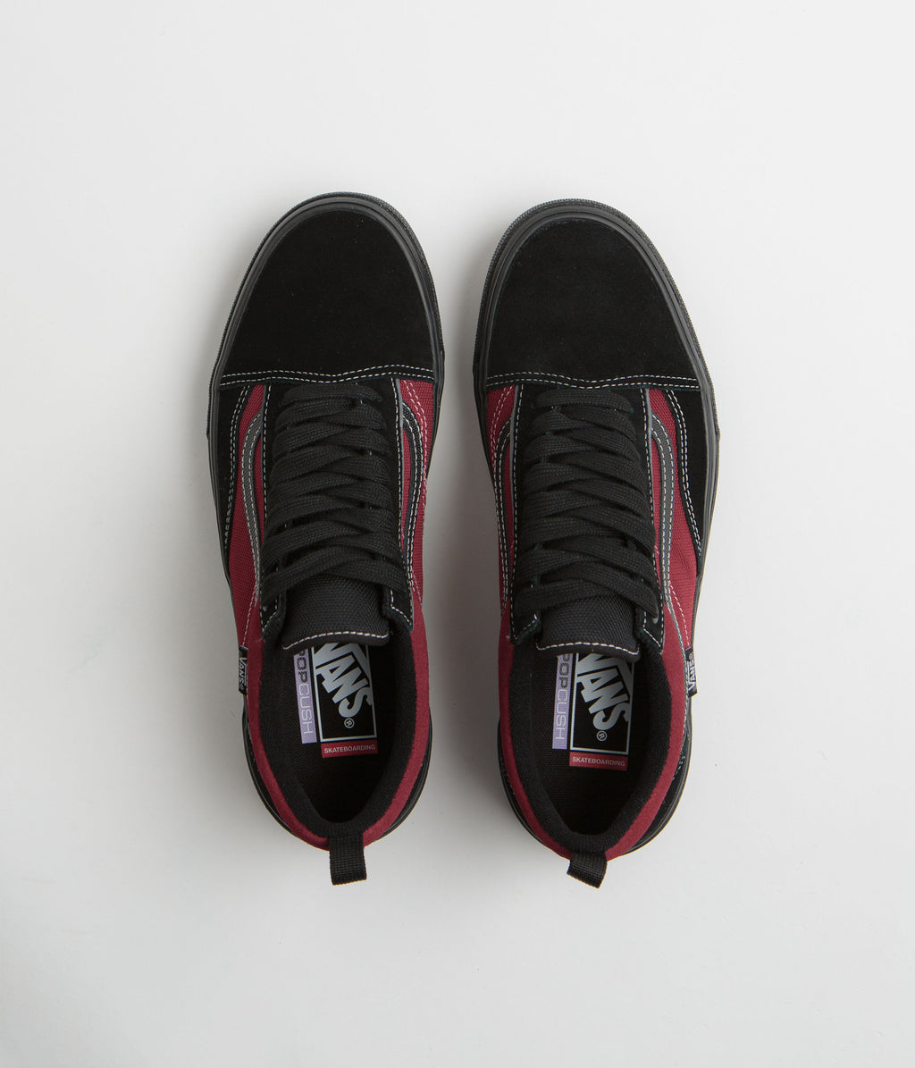 Vans Skate Old Skool Wafflecup Shoes - Black / Red