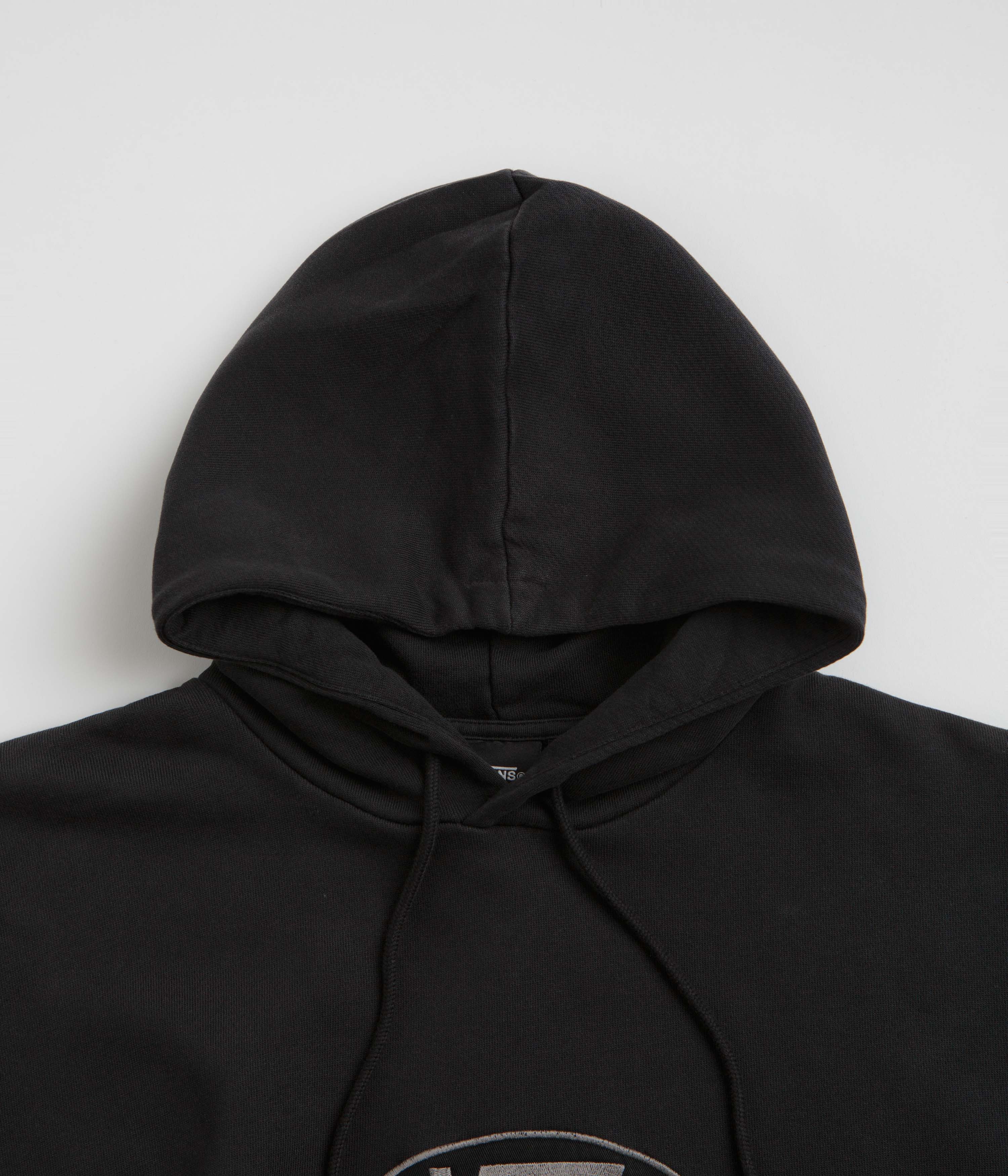 Vans x SlamJam AOD Oval Logo Hoodie - Washed Black