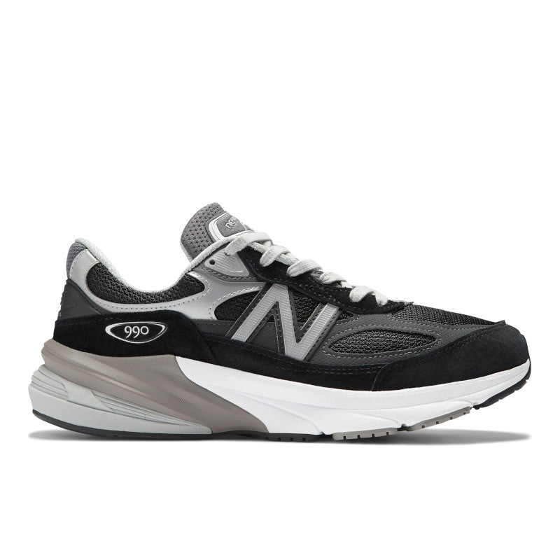 New Balance Women's Made in USA 990v6 Sport Lifestyle Shoes in Black