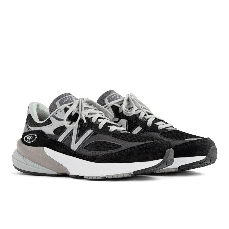 New Balance Women's Made in USA 990v6 Sport Lifestyle Shoes in Black