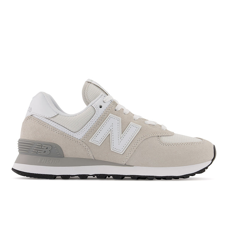 New Balance Women's 574 Core Sport Lifestyle Shoes in Grey/White