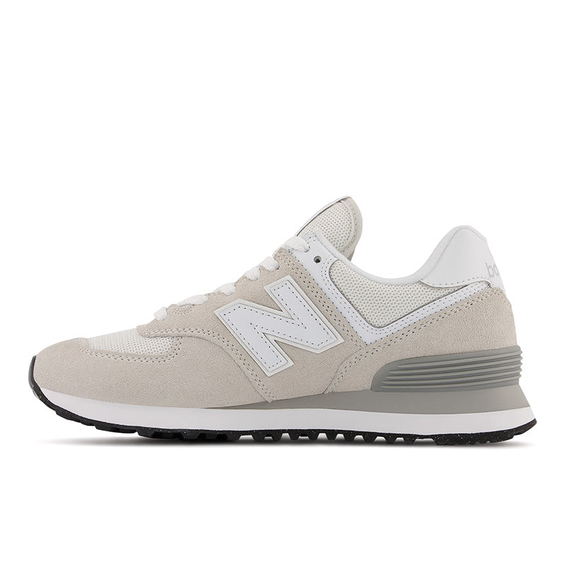 New Balance Women's 574 Core Sport Lifestyle Shoes in Grey/White