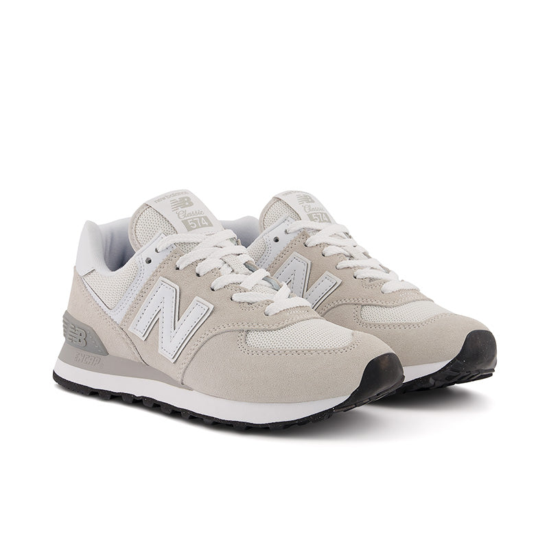 New Balance Women's 574 Core Sport Lifestyle Shoes in Grey/White