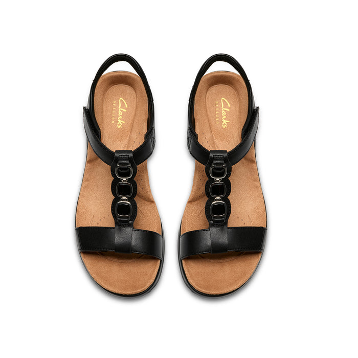 Womens - Kitly Gem Black Leather