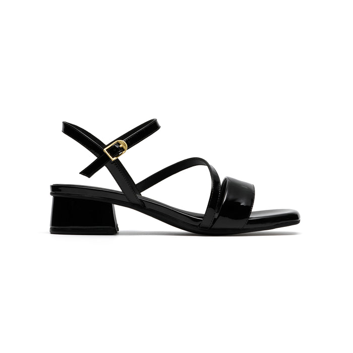 Womens - Serina35 Strap Black Pat