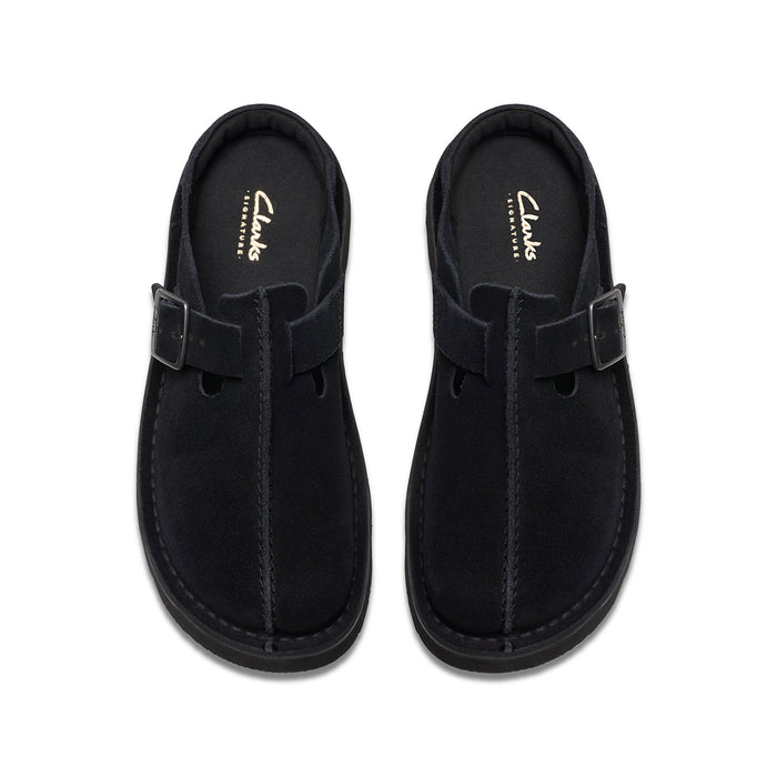 Womens - Solsbury Mule. Black Suede