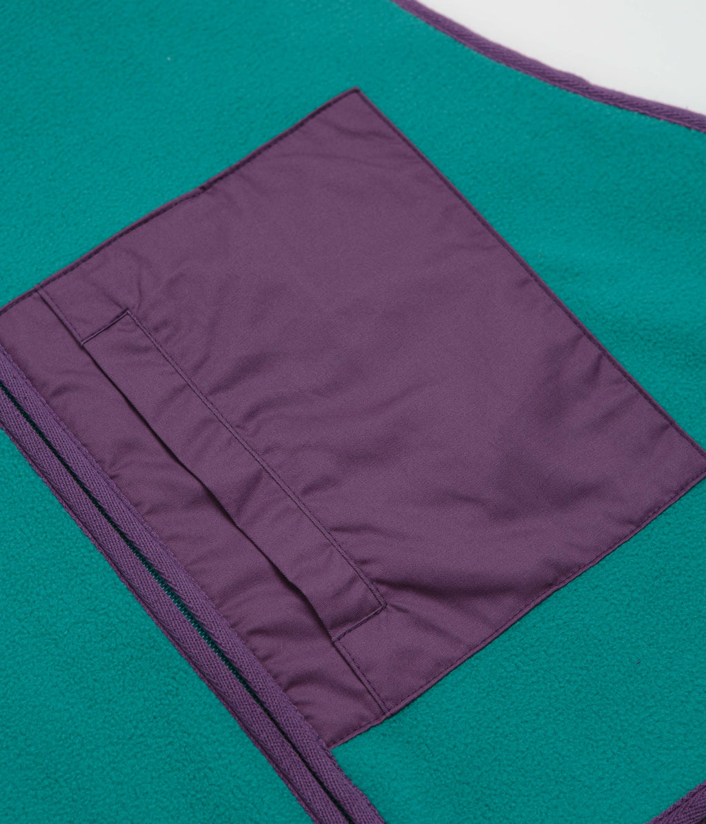 Workware Life Fleece Vest - Turquoise / Purple