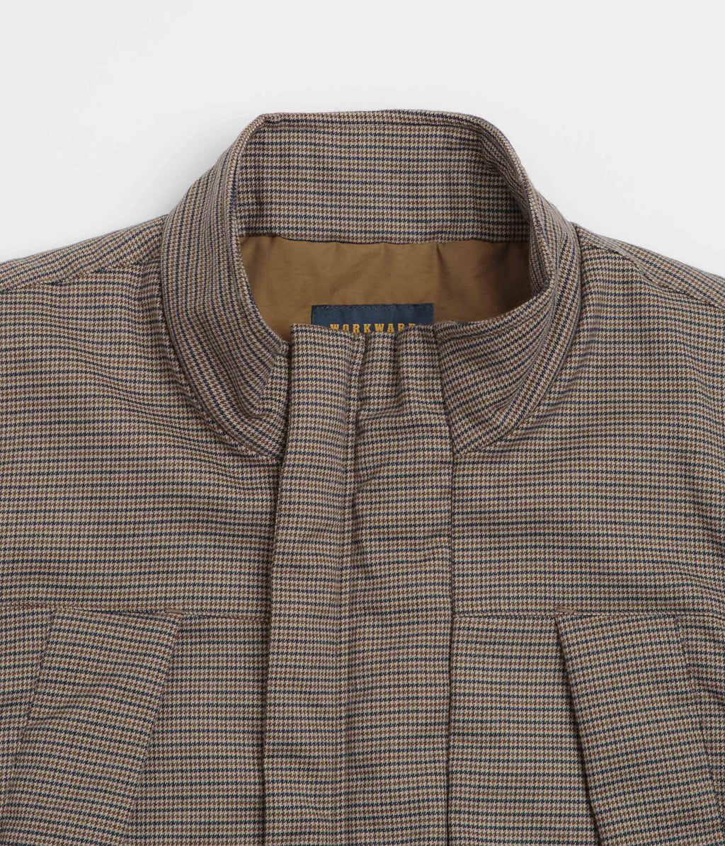 Workware Puff Vest - Houndstooth
