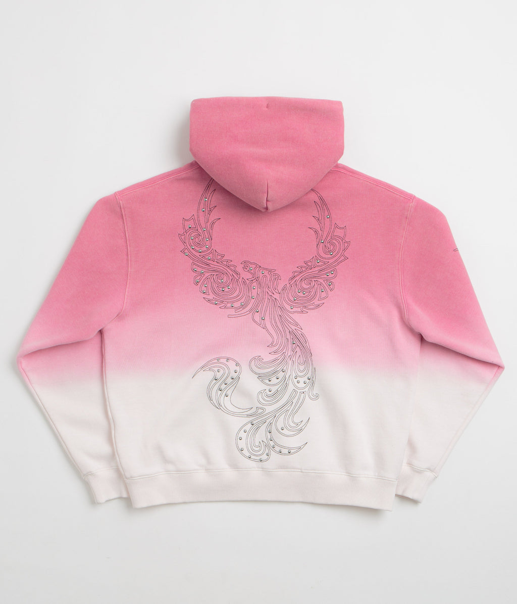 Yardsale Ombre Full Zip Hoodie - Pink