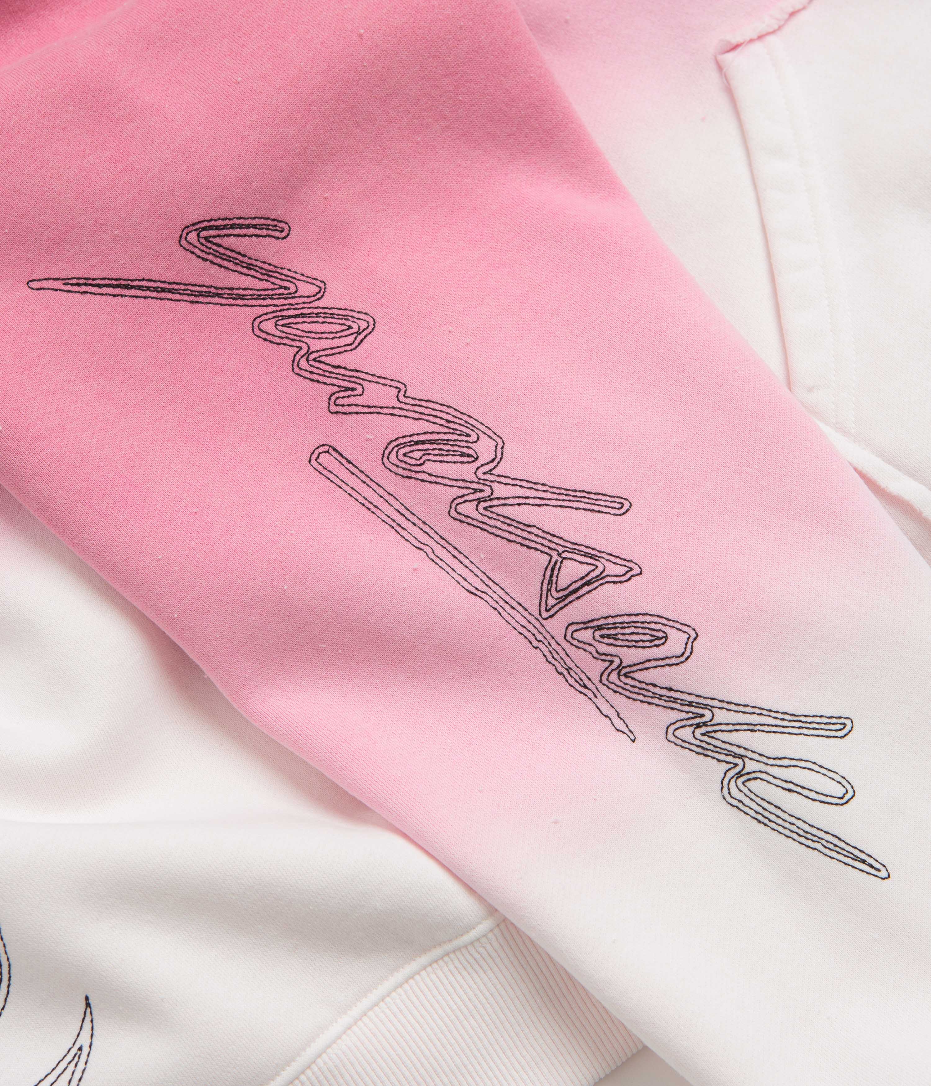 Yardsale Ombre Full Zip Hoodie - Pink