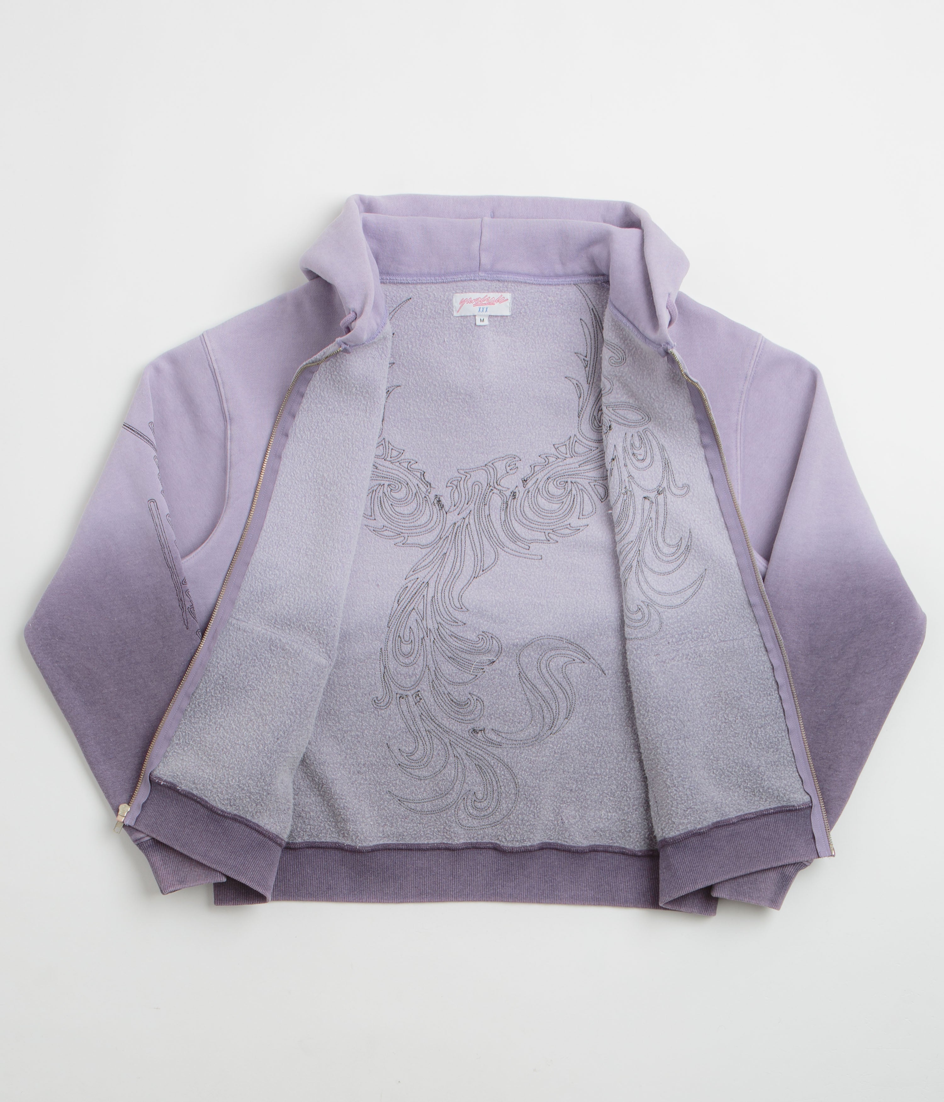 Yardsale Ombre Full Zip Hoodie - Purple