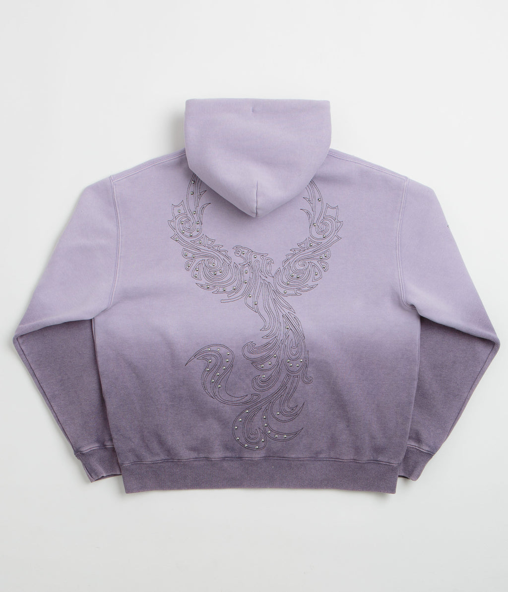 Yardsale Ombre Full Zip Hoodie - Purple