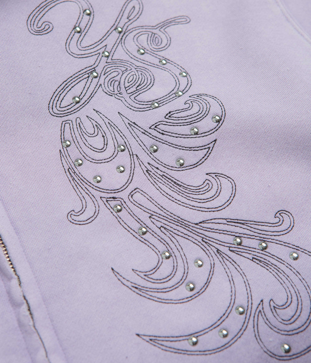 Yardsale Ombre Full Zip Hoodie - Purple