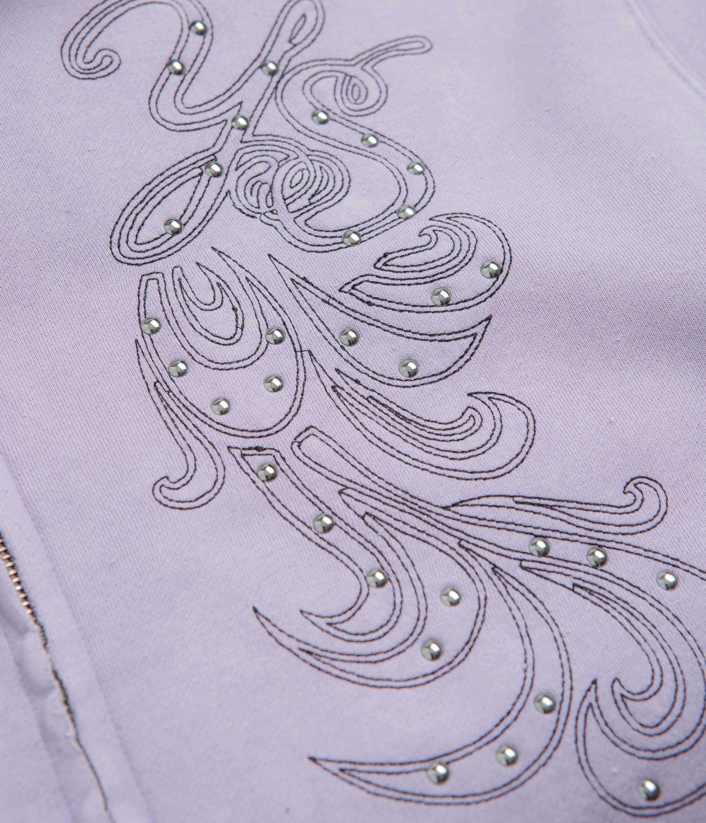 Yardsale Ombre Full Zip Hoodie - Purple