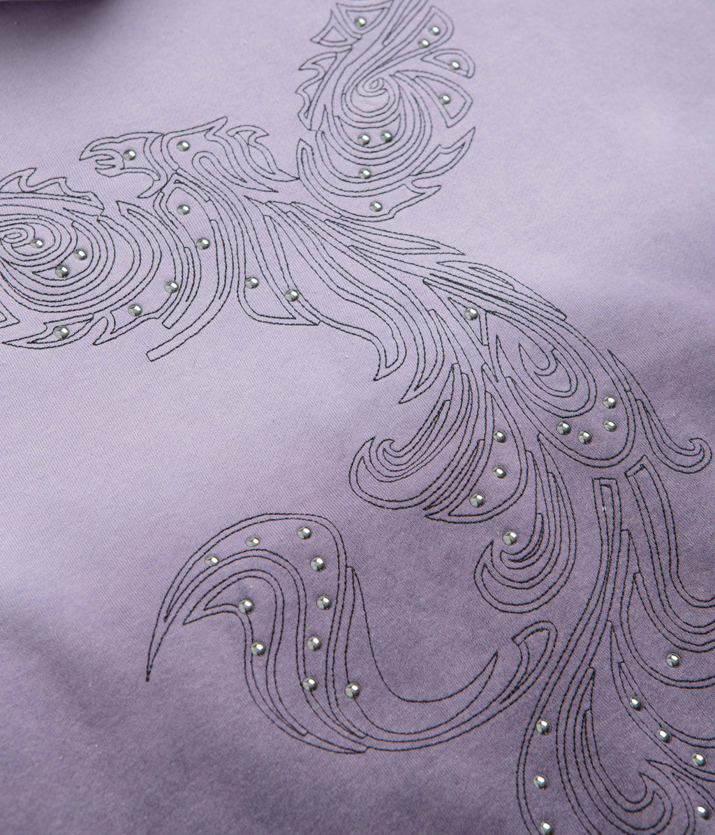 Yardsale Ombre Full Zip Hoodie - Purple