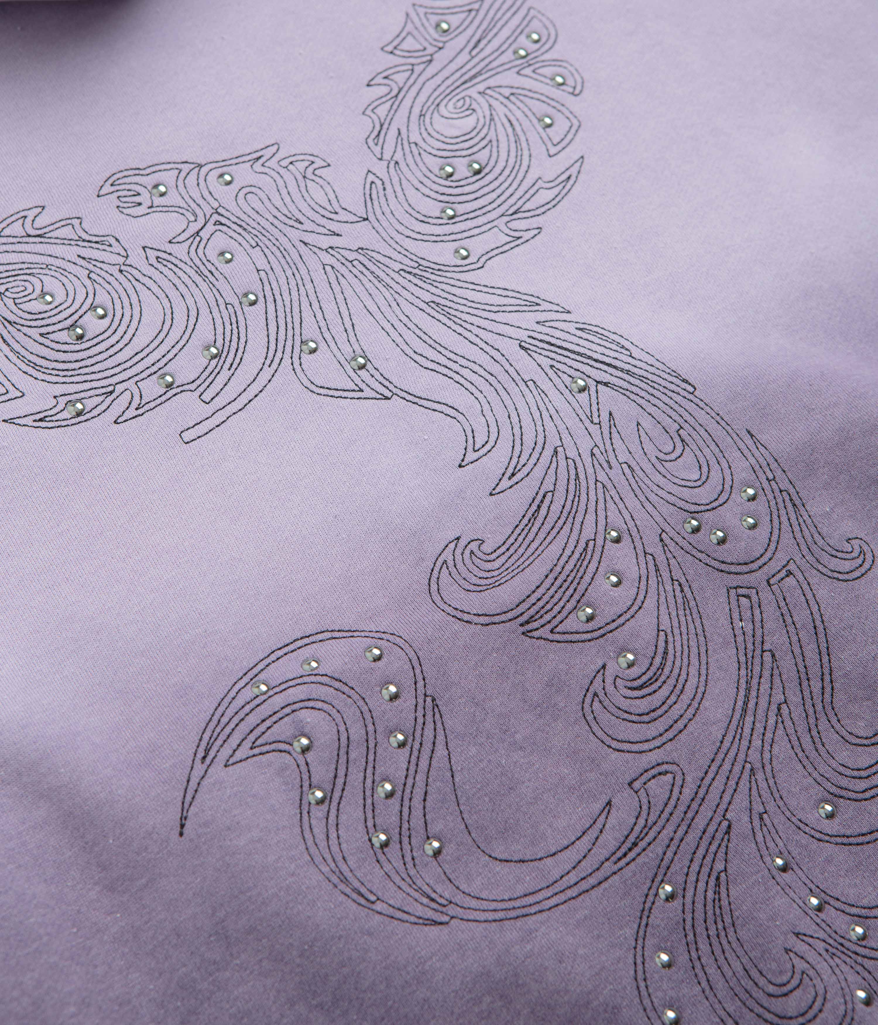Yardsale Ombre Full Zip Hoodie - Purple