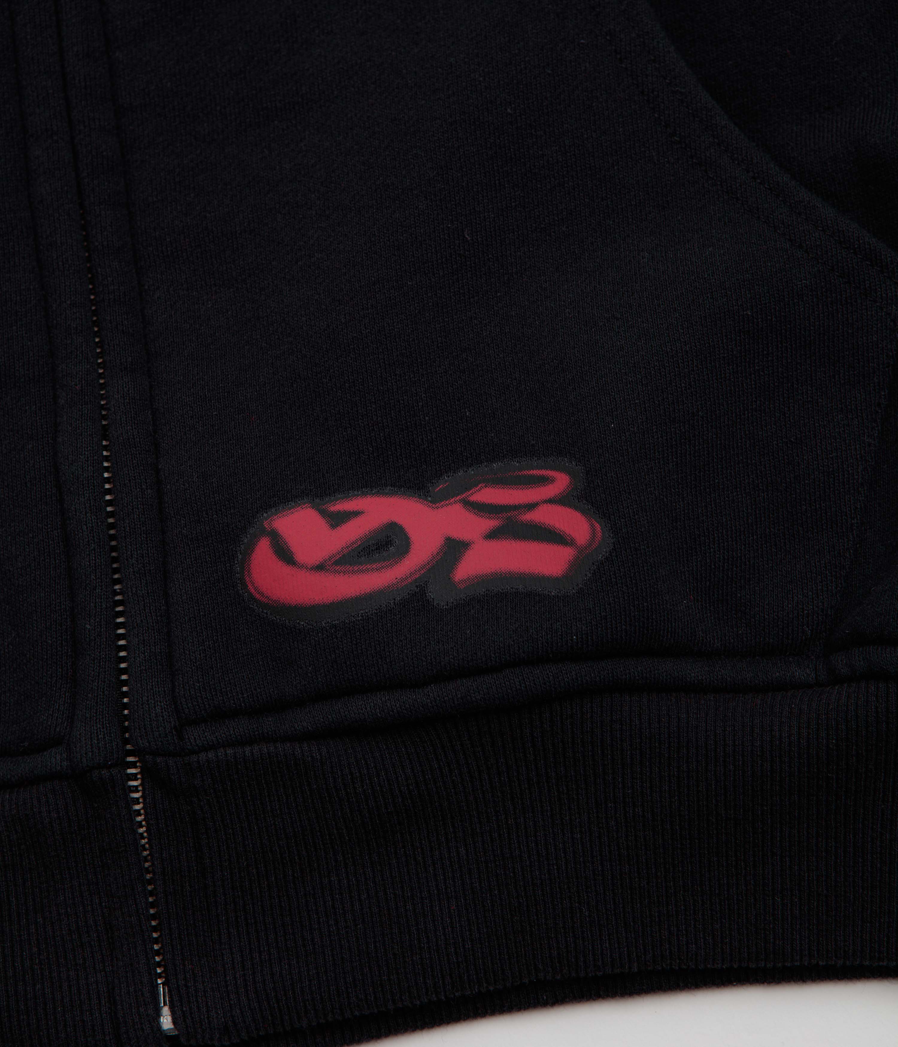 Yardsale Reversible Flannel Hoodie - Red / Black