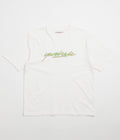 Yardsale Script T-Shirt - White / Green