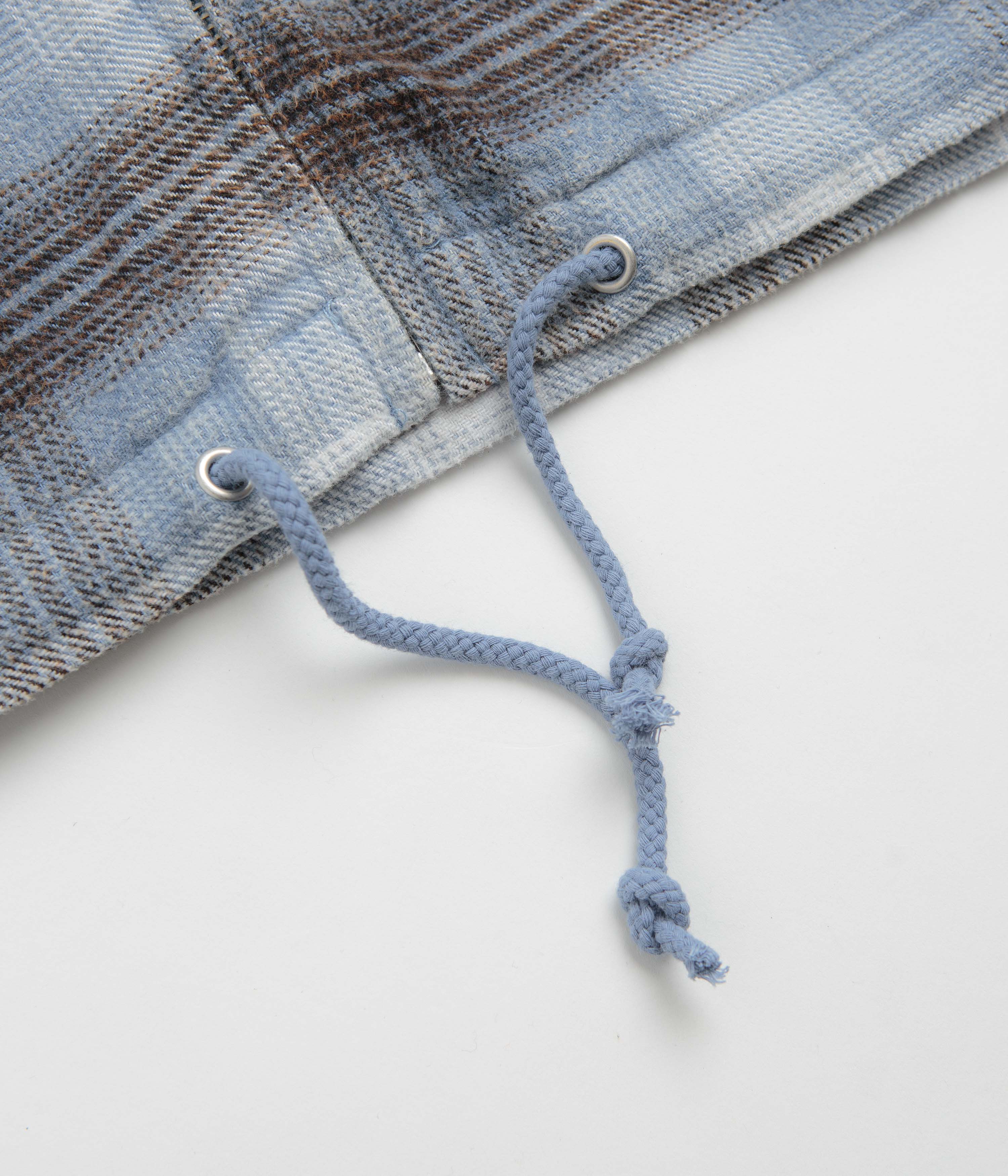 Yardsale Tartan Full-Zip Hoodie - Blue